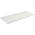 Global Industrial 72W x 30D Workbench Top, Plastic Laminate Square Edge, Light Gray, 1-5/8 Thick 601170